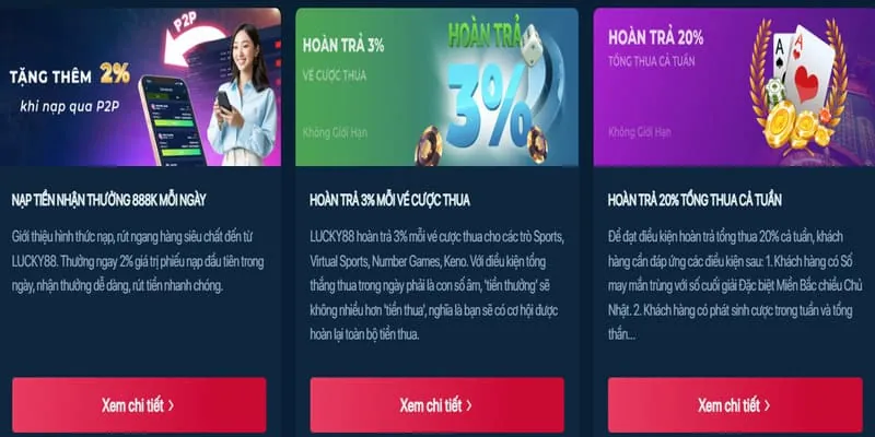 Khám phá các ưu đãi độc quyền khác ngoài 88k tại hm88